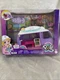 Polly Pocket Travel Playset with Camping Accessories  Glamping Camper Van NIB