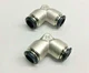 AIGNEP 50130N-10 Elbow Union Push-to-Connect 10mm x 10mm (Pack of 2)Nickel Brass