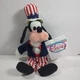 Disney Store Uncle Sam GOOFY America USA Plush Toy Bean Bag Beanie