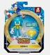 NIB Jakks Pacific 30th Sonic The Hedgehog with Yellow Chaos Figure Toy 4" Neon