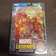 Marvel Legends Series II: HUMAN TORCH 6" Super Poseable Figure W/ Comic Book