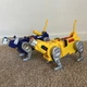 Blue & Yellow figures Lion Force VOLTRON The Third Dimension 1998 Trendmasters