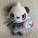 Pokemon Pancham Panda Plush 8" Gray White Stuffed Animal Wicked Cool Toys Figure