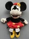 Disney Store 1930's Style Minnie Mouse Beanie Bean Bag Plush Stuffed Animal