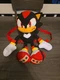 Shadow The Hedgehog 20in Big Shadow Plush Sonic the Hedgehog video game bag Nwot