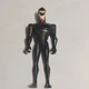 1998 Black Force Shield Nightwing Robin 5" Kenner Action Figure DC Comics Batman