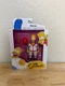 NIP Jakks THE SIMPSONS Homer At Bat Baseball 5" Action Figure With Red Cap & Bat