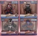 Spider-Man Jada Metalfigs 2.5" Lot of 4 Die Cast Figures Venom Spider-Man Miles
