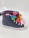 Nickelodeon JoJo Siwa Rainbow Bow Glitter Denim Shoes High Top Girls Size 12