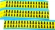 BRADY 34211 "A" CHARACTER HEIGHT 0.625  BLACK ON YELLOW 800 CARDS / BOX NOS