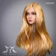 YMTOYS YMT029C 1/6 Head Sculpt Gold Curl Hair For 12"Female Suntan Ph TBL Figure