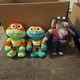 New Mattel 2023 TMNT Teenage Mutant Ninja Turtles Mayhem Movie 9" Plush Lot Of 3