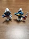 DOCTOR and Teeth SMURF - 20037 - SMURFS VINTAGE 1978 SCHLEICH PEYO 2" PVC FIGURE