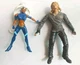 X-MEN ROBOT FIGHTERS STORM 5" ToyBiz 1997 & 2000 SABRETOOTH MARVEL FIGURES! E23