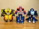3 Playskool Transformers Rescue Bots Academy Whirl BUMBLEBEE ROCKCRAWLER Optimus