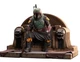 Star Wars Premier Collection The Mandalorian: Boba Fett on Throne Statue Diamond