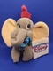 DUMBO Plush Mini Bean Bag Stuffed Elephant Animal 8" Disney Store NWT