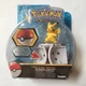Tomy Pok&eacute;mon Throw 'N' POP-Open PIKACHU + POKE BALL Pops Open Action Figure