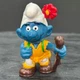 Smurfs 20041 Hiker Smurf Hiking Walking Stick Figure Vtg Schleich Peyo Figurine