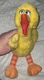 Vtg Big Bird Plush 13" Playskool Sesame Street 1986 70205 Discoloration On Beak