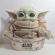 Star Wars The Mandalorian Grogu Child Baby Yoda Plush Toy 11" Disney Mattel