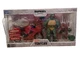 TMNT Comic Raphael Action Figure w/Red Motorcycle BST AXN The Loyal Subjects
