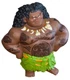 DISNEY Moana Mega Maui 8" Action Figure Doll Hard Plastic Toy Kids Smug Look