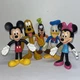 Disney World Resort Bendy Figures Mickey Minnie Donald Goofy and Pluto Kellogg