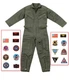 DiD MA80182 US Navy Fighter F-14 Pilot - 1/6th Scale Flight Suit Clothing Set