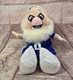Disney Store Snow White & The Seven Dwarves Winter Doc 7" Bean Bag Plush Blue