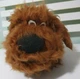 DUKE PLUSH TOY SECRET LIFE OF PETS BROWN DOG STUFFED ANIMAL 28CM LONG