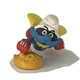 Smurfs 2.0127 Superman Smurf 1980 Peyo Schleich Vintage Pvc Toy Figure Figurine