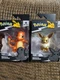 Pokemon Select Metallic Charmander Eevee Battle Figure Lot 2024 Series2 Jazwares