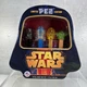 Star Wars Limited Edition Pez Candy Dispensers Set Darth Vader Helmet Metal Tin
