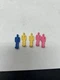 Vintage Bandai Power Rangers Thunderzord Assault Team Pilot Figures Lot of 5