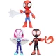 Marvel Spidey and His Amazing Friends 3 Figures Set 4" Action Figure, 3-Figures