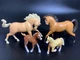 Spirit Riding Free Lot Of 4 Horses Plastic Dreamworks Figures