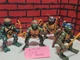 TMNT Ninja Action Turtles set of 4 1993 Playmates leo don mikey raph