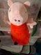 Peppa Pig Hug N' Oink TALKING Plush 12&rdquo; Stuffed Toy-Press Peppa's Belly 2003