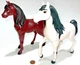 (2) Mattel HBB23 Spirit Herd 8 In Horse Figure Replacement Pieces