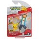 Ash + Pikachu 4.5&rdquo; Battle Feature Figure PKW2473 Pok&eacute;mon (Jazwares / Pokemon)