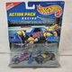 1996 Hot Wheels Action Pack Racing T-Bird & Buick Stocker Set w/ Pit Crew NIB