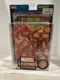 Marvel Legends Series II Human Torch Action Figure & Comic Book 2002 -NIP