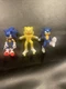 2020 Jakks Pacific Sonic the Hedgehog Bendable 4" & Sonic Movie Action Figures
