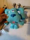 Vintage TYCO 1997 Talking Sing Along Blues Clues Plush 12" Works lot of 2