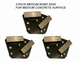 3-Pack! Diamond Grinding Discs For Bolt-on Grinder for Medium Surface Grit 30/40
