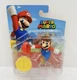 Nintendo 2021 Super Mario with Coin Action Figure Collectible Jakks 2.5 inches
