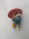 Smurfs 20118 Umbrella Mushroom Smurf Vintage Schleich Figure PVC 1979 Orange