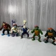 Vintage Teenage Mutant Ninja Turtles TMNT Playmates Action Figures Toy Lot 5