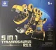 New hahaland 5-in-1 Toy Tyrannosaurus Rex  Vehicle Set Robot Action Figure